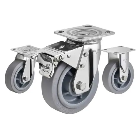 Bánh xe TPR cao su mềm
